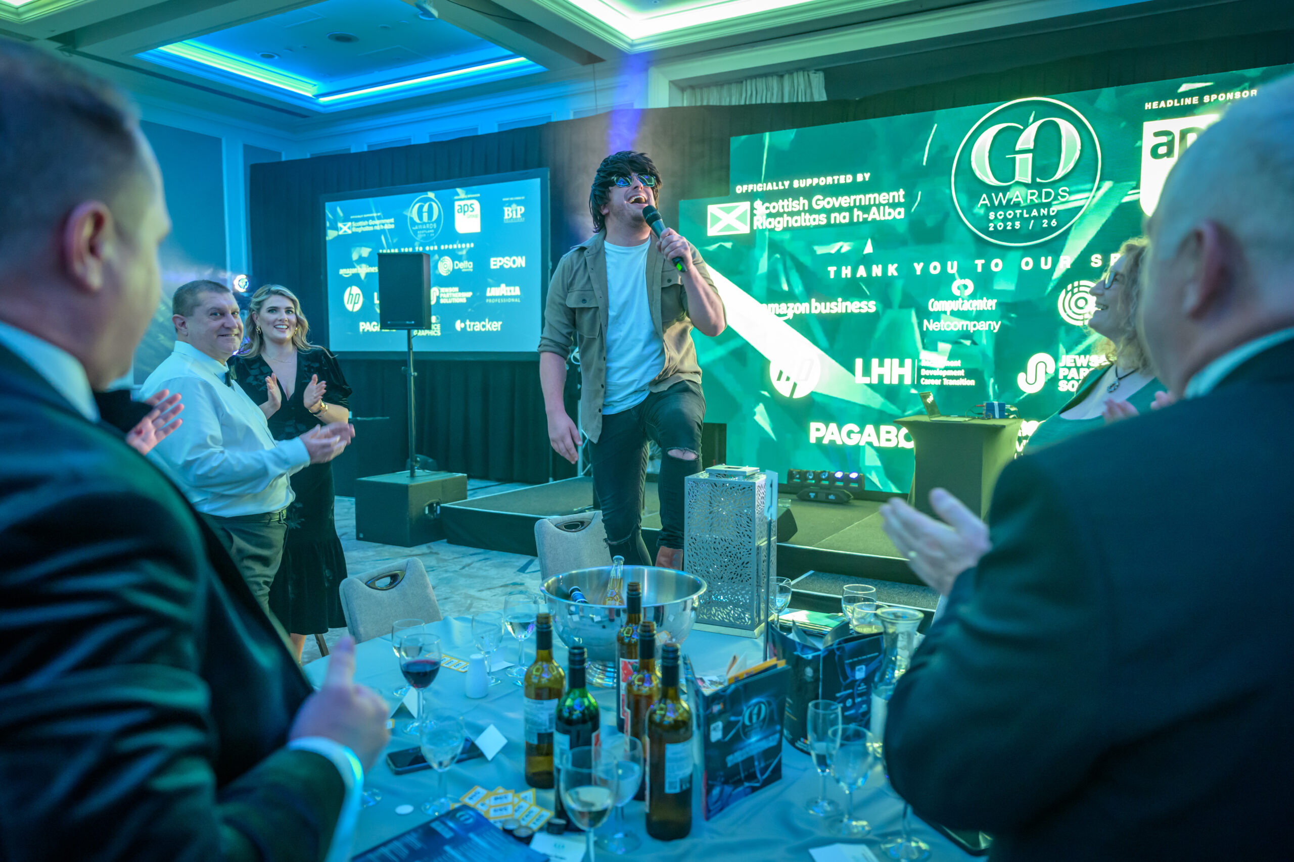 GO Awards Scotland stage